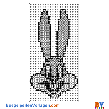 Bügelperlen Vorlage Bugs Bunny